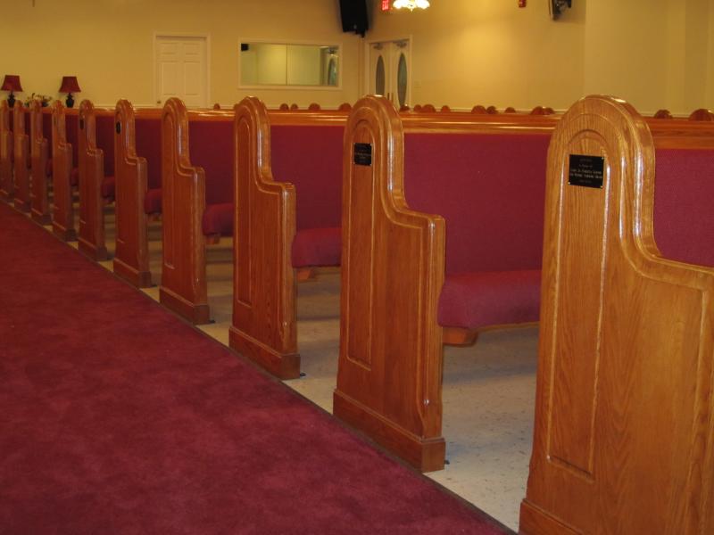 Refinished Pews
